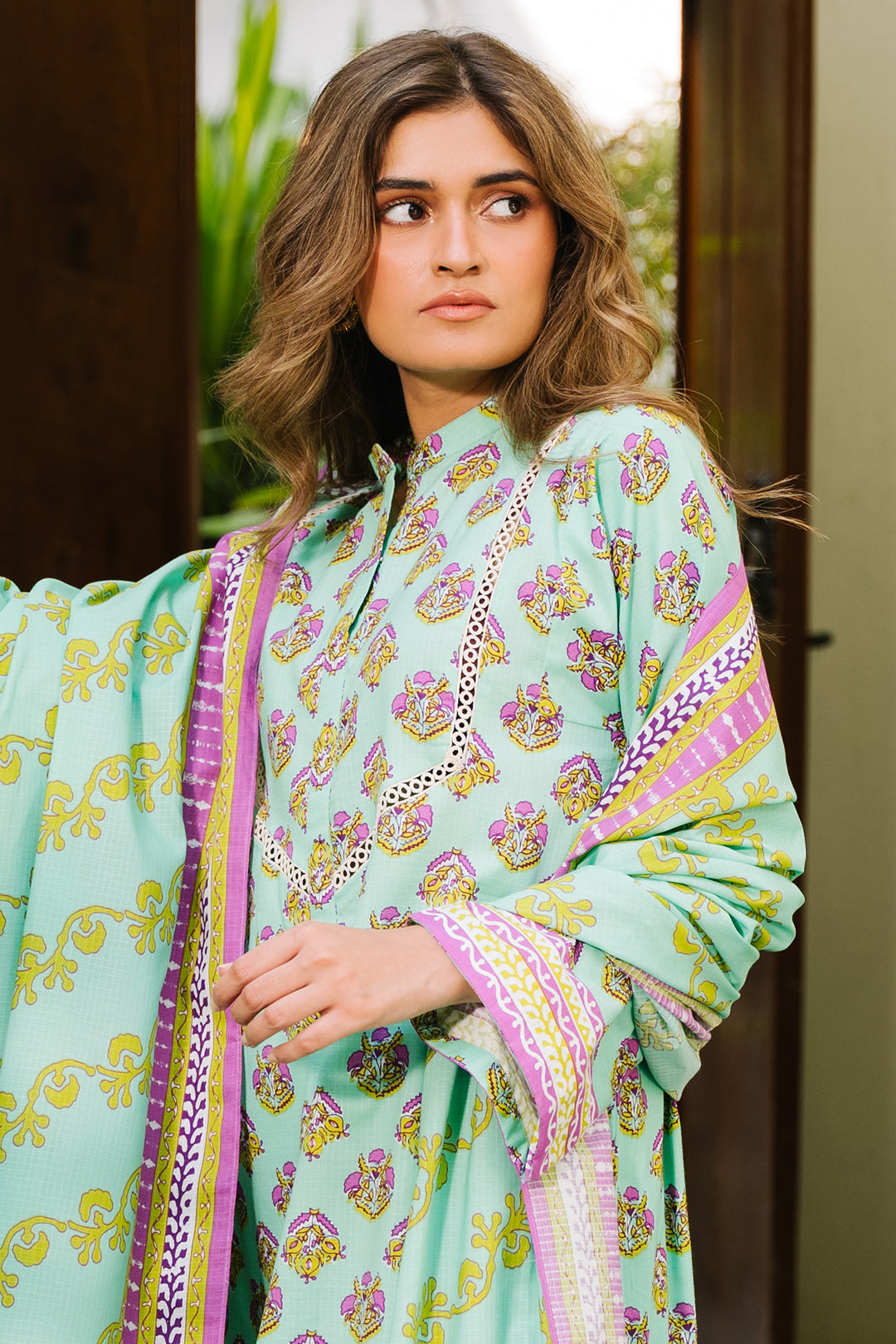 Zellbury | Unstitched 3 Piece Khaddar | Shirt Shalwar Dupatta - 0192 - Libasekhas
