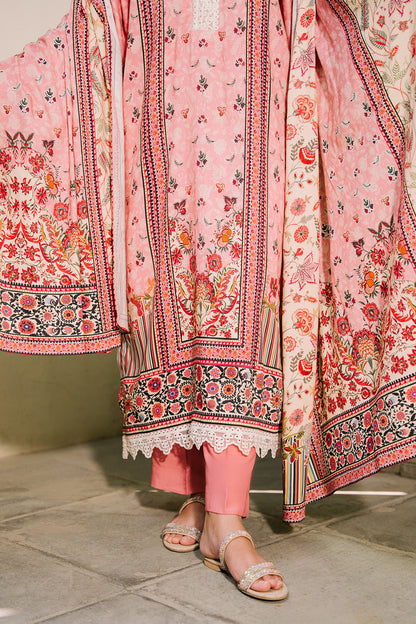 Zellbury | Unstitched 3 Piece Viscose | Shirt Shalwar Dupatta - 0199 - Libasekhas
