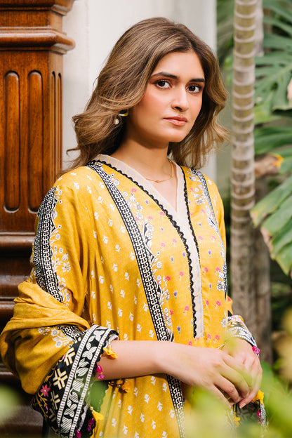 Zellbury | Unstitched 3 Piece Viscose | Shirt Shalwar Dupatta - 0205 - Libasekhas