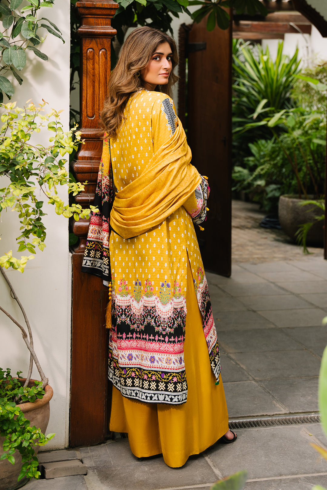 Zellbury | Unstitched 3 Piece Viscose | Shirt Shalwar Dupatta - 0205 - Libasekhas