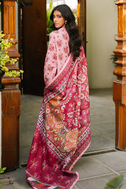 Zellbury | Unstitched 3 Piece Khaddar | Shirt Shalwar Dupatta - 0212 - Libasekhas