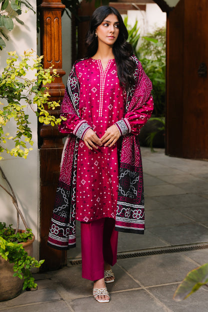 Zellbury | Unstitched 3 Piece Khaddar | Shirt Shalwar Dupatta - 0269 - Libasekhas
