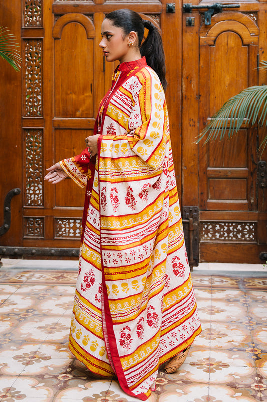Zellbury | Unstitched 3 Piece Khaddar | Shirt Shalwar Dupatta - 0271 - Libasekhas