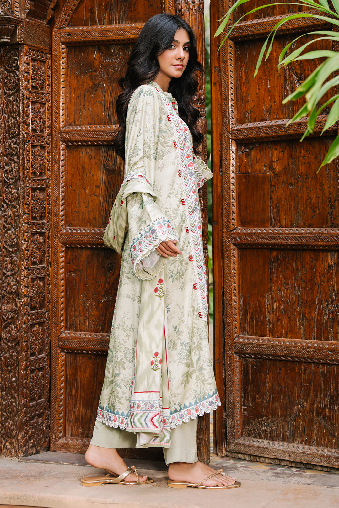 Zellbury | Unstitched 3 Piece Viscose | Shirt Shalwar Dupatta - 0278 - Libasekhas