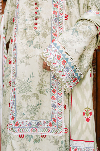 Zellbury | Unstitched 3 Piece Viscose | Shirt Shalwar Dupatta - 0278 - Libasekhas