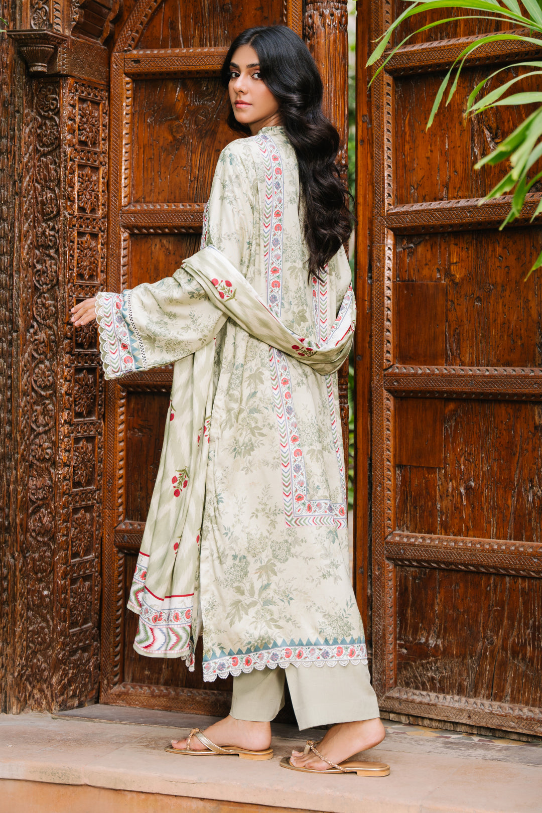 Zellbury | Unstitched 3 Piece Viscose | Shirt Shalwar Dupatta - 0278 - Libasekhas