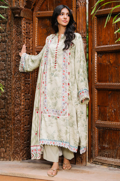 Zellbury | Unstitched 3 Piece Viscose | Shirt Shalwar Dupatta - 0278 - Libasekhas