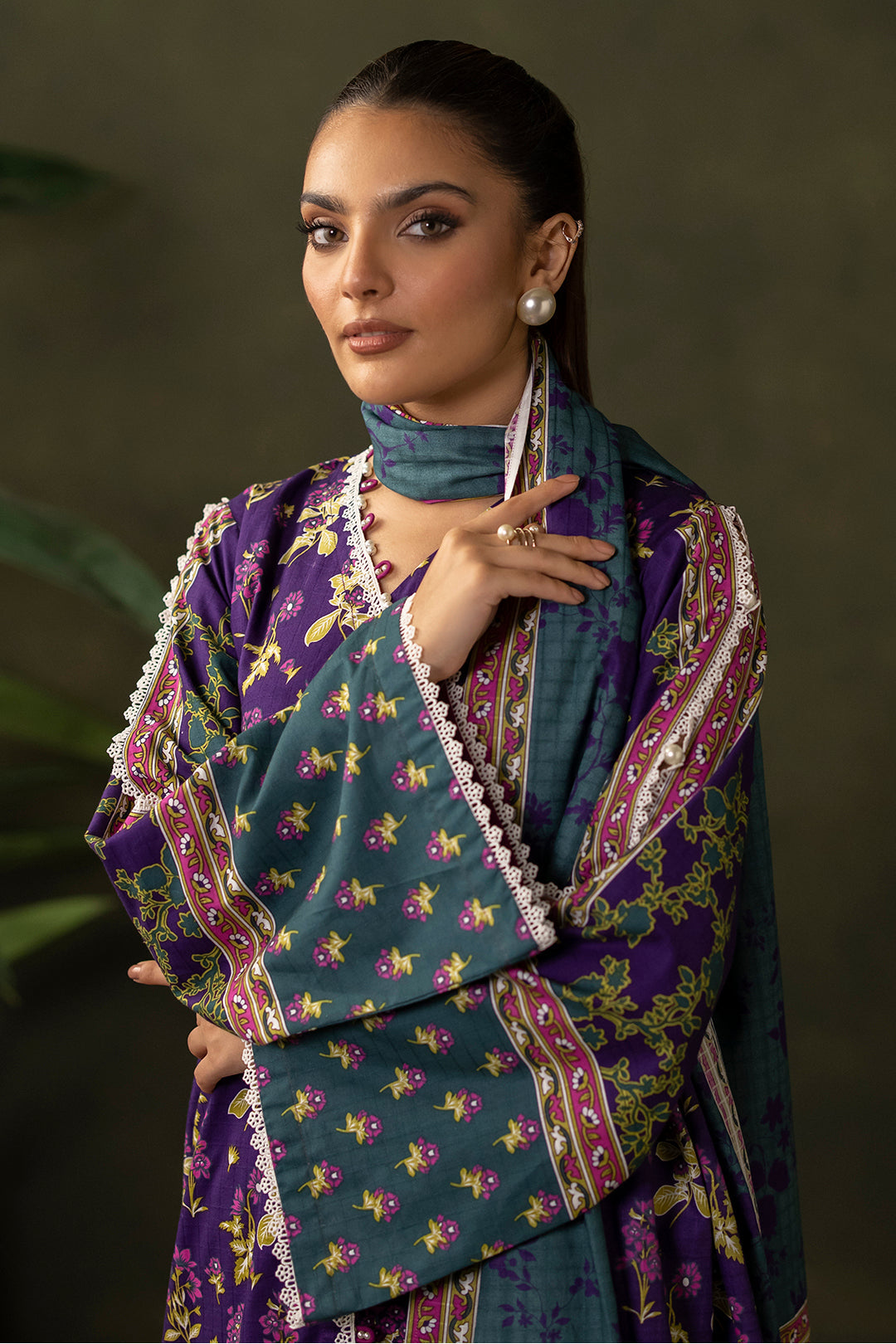 Zellbury | Unstitched 3 Piece Khaddar | Shirt Shalwar Dupatta - 0279 - Libasekhas