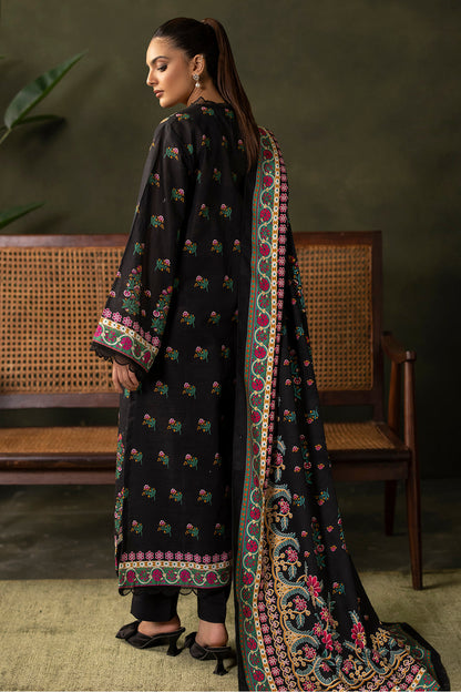 Zellbury | Unstitched 3 Piece Khaddar | Shirt Shalwar Shawl - 0286 - Libasekhas
