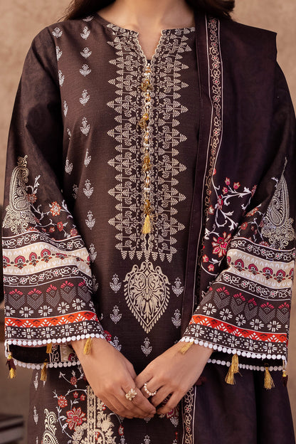 Zellbury | Unstitched 3 Piece Khaddar | Shirt Shalwar Dupatta - 0288 - Libasekhas