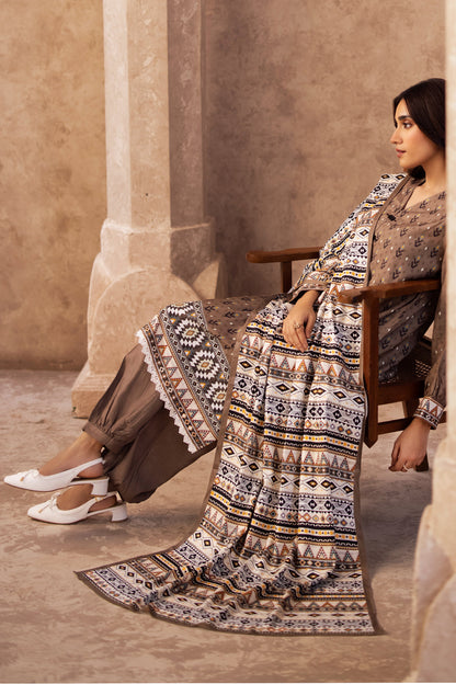 Zellbury | Unstitched 3 Piece Viscose | Shirt Shalwar Dupatta - 0293 - Libasekhas