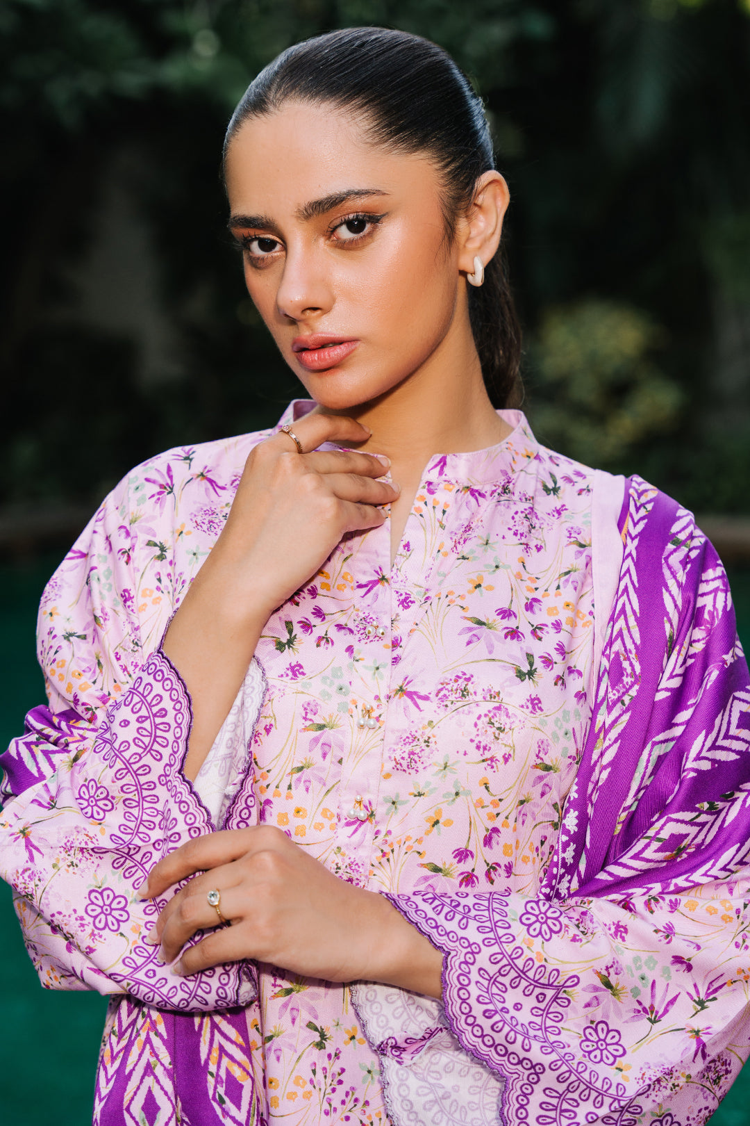 Zellbury | Unstitched 3 Piece Viscose | Shirt Shalwar Dupatta - 0295 - Libasekhas