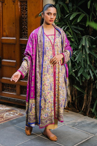 Zellbury | Unstitched 3 Piece Viscose | Shirt Shalwar Dupatta - 0297 - Libasekhas