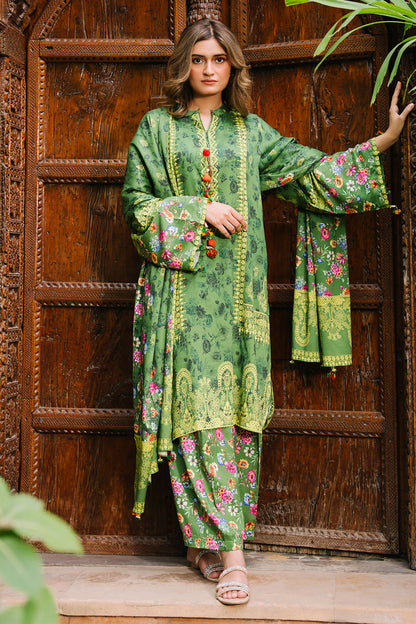 Zellbury | Unstitched 3 Piece Viscose | Shirt Shalwar Dupatta - 0305 - Libasekhas