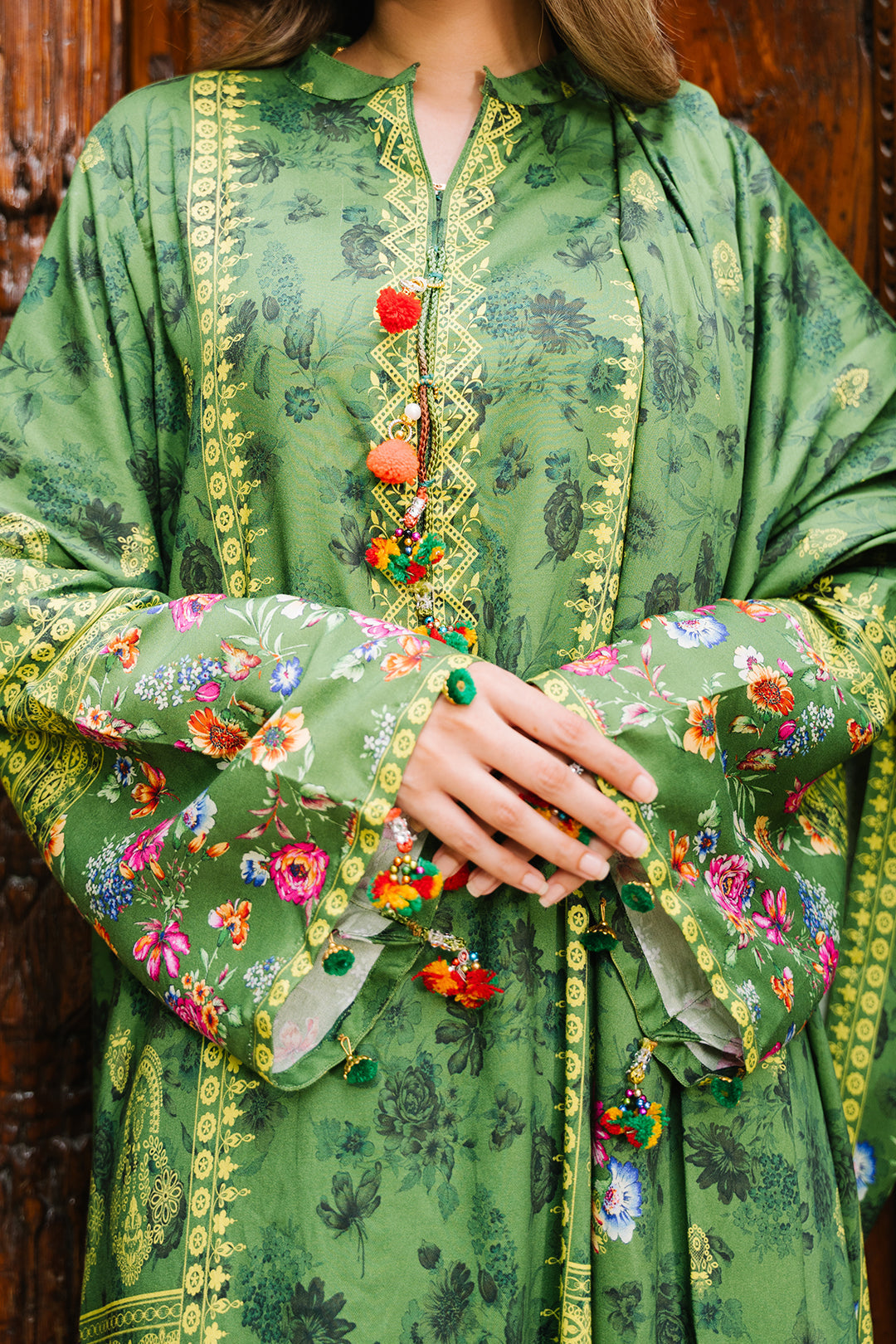 Zellbury | Unstitched 3 Piece Viscose | Shirt Shalwar Dupatta - 0305 - Libasekhas