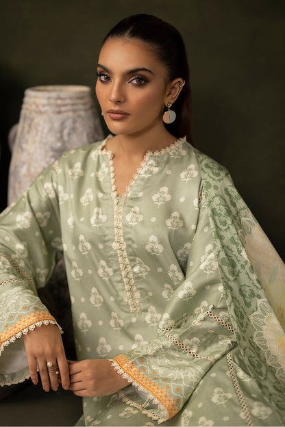 Zellbury | Unstitched 3 Piece Viscose | Shirt Shalwar Dupatta - 0306 - Libasekhas
