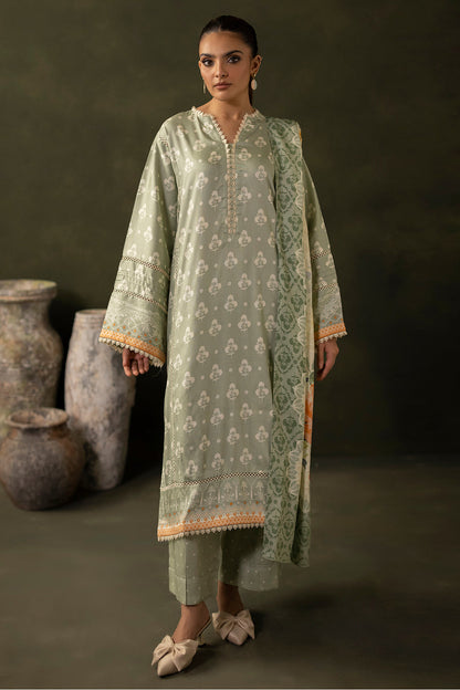 Zellbury | Unstitched 3 Piece Viscose | Shirt Shalwar Dupatta - 0306 - Libasekhas