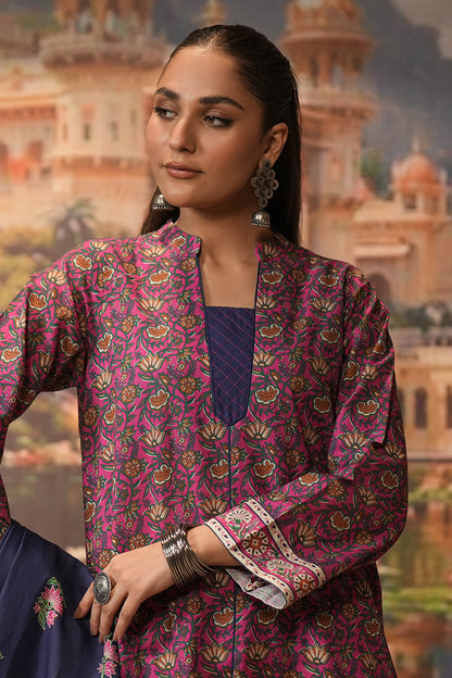 Zellbury | Unstitched 3 Piece Khaddar | Shirt Shalwar Dupatta - 0357 - Libasekhas