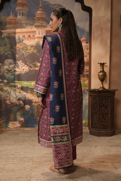 Zellbury | Unstitched 3 Piece Khaddar | Shirt Shalwar Dupatta - 0357 - Libasekhas