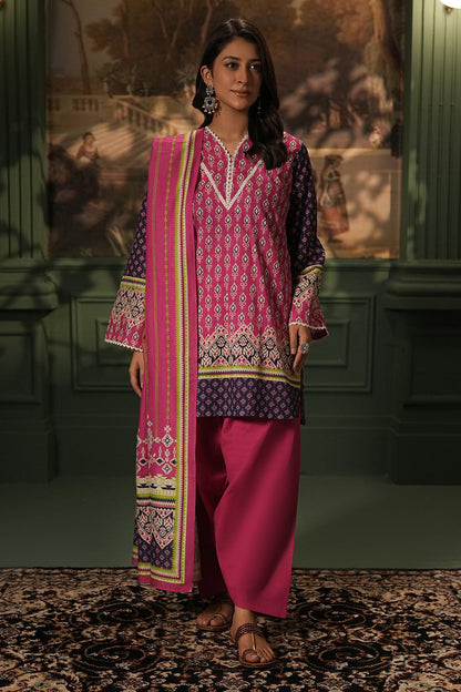Zellbury | Unstitched 3 Piece Khaddar | Shirt Shalwar Dupatta - 0359 - Libasekhas