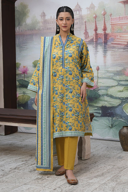 Zellbury | Unstitched 3 Piece Khaddar | Shirt Shalwar Dupatta - 0365 - Libasekhas