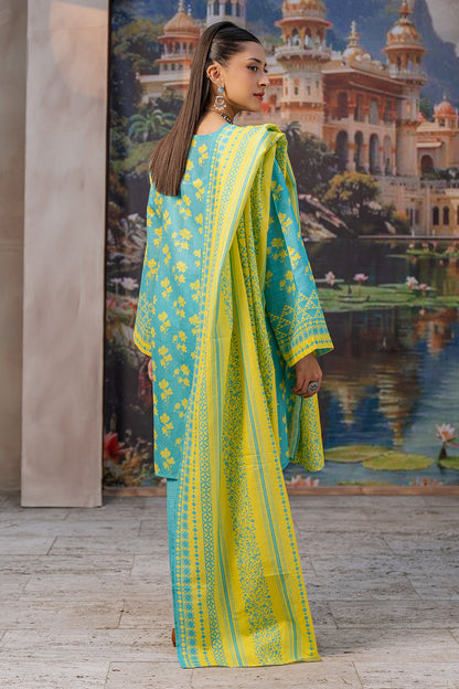 Zellbury | Unstitched 3 Piece Khaddar | Shirt Shalwar Dupatta - 0370 - Libasekhas
