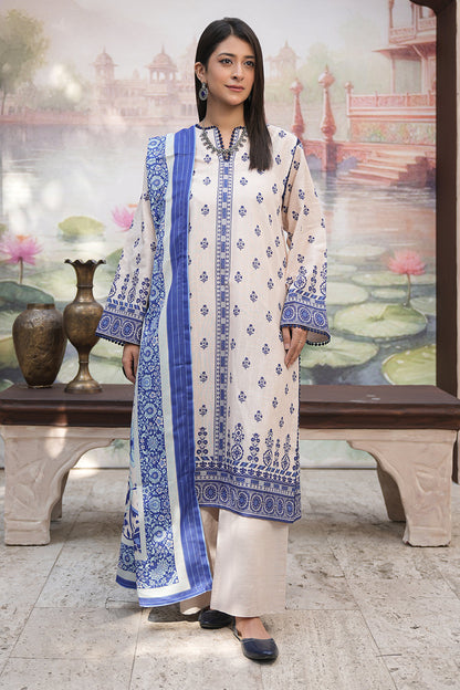 Zellbury | Unstitched 3 Piece Khaddar | Shirt Shalwar Shawl - 0382 - Libasekhas