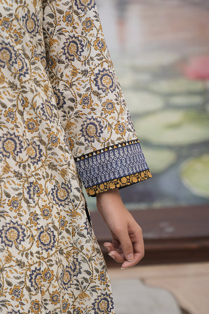 Zellbury | Unstitched 3 Piece Khaddar | Shirt Shalwar Dupatta - 0452 - Libasekhas