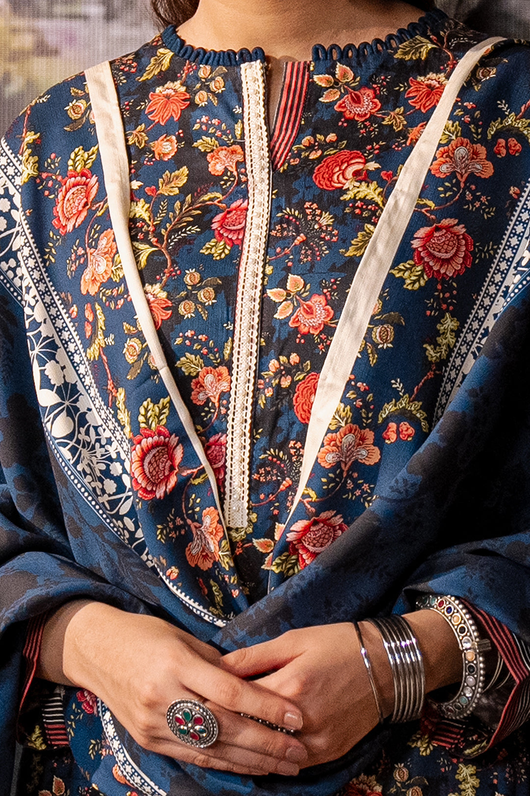 Zellbury | Unstitched 3 Piece Cotail | Shirt Shalwar Dupatta - 0470 - Libasekhas