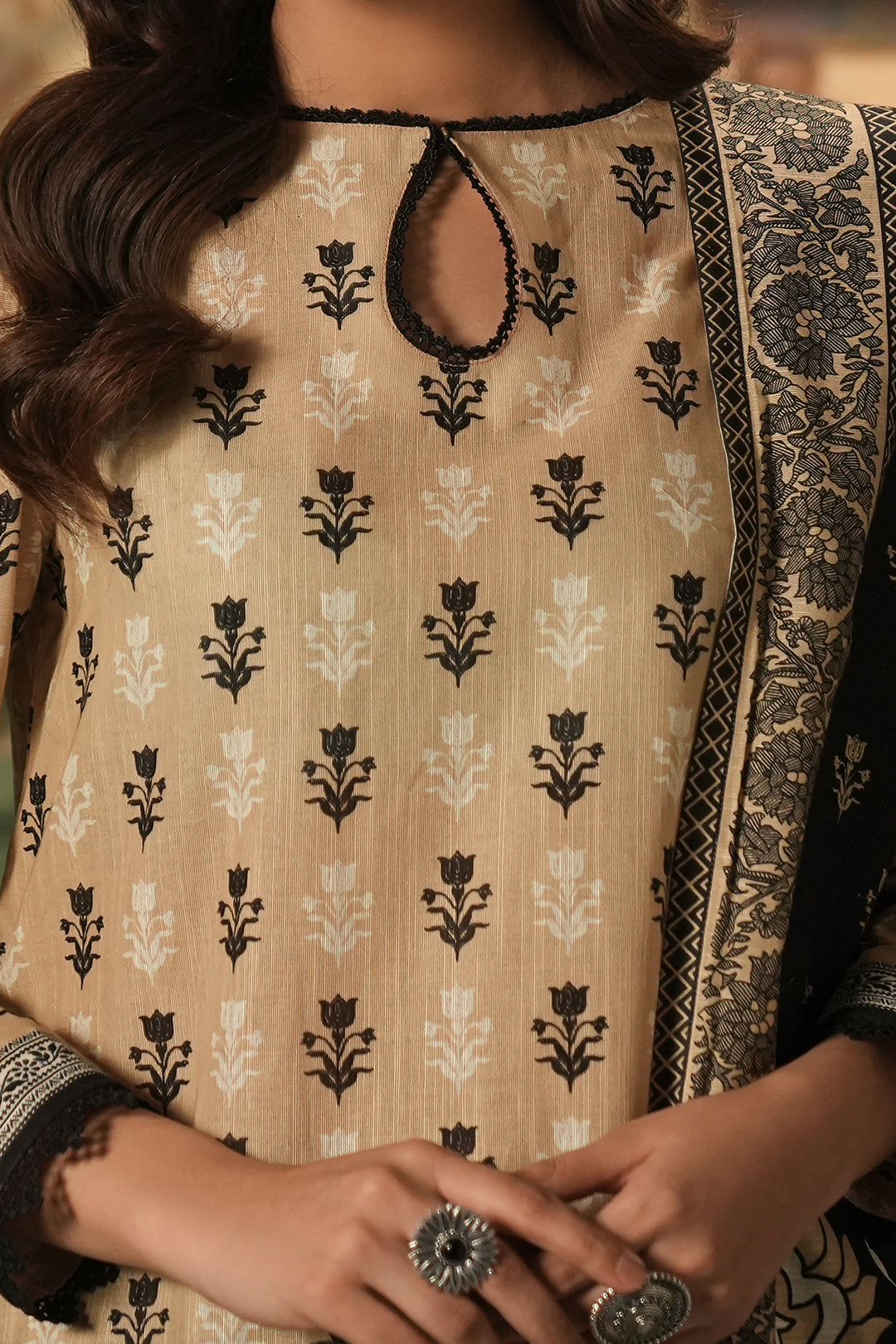 Zellbury | Unstitched 3 Piece Khaddar | Shirt Shalwar Dupatta - 0473 - Libasekhas