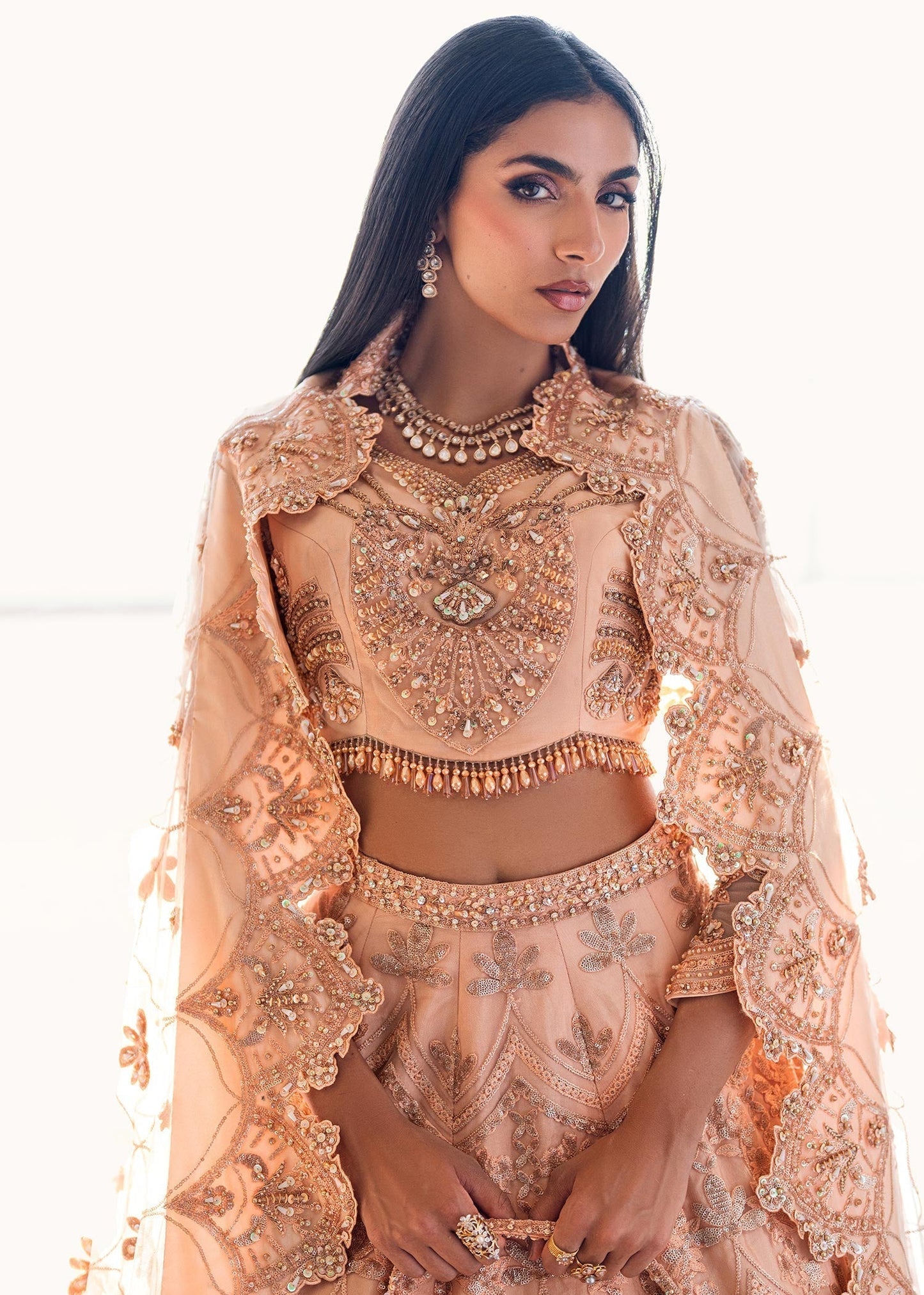 Waqas Shah | Amariage Luxury Formals | Coral Bliss - House Of Anaya