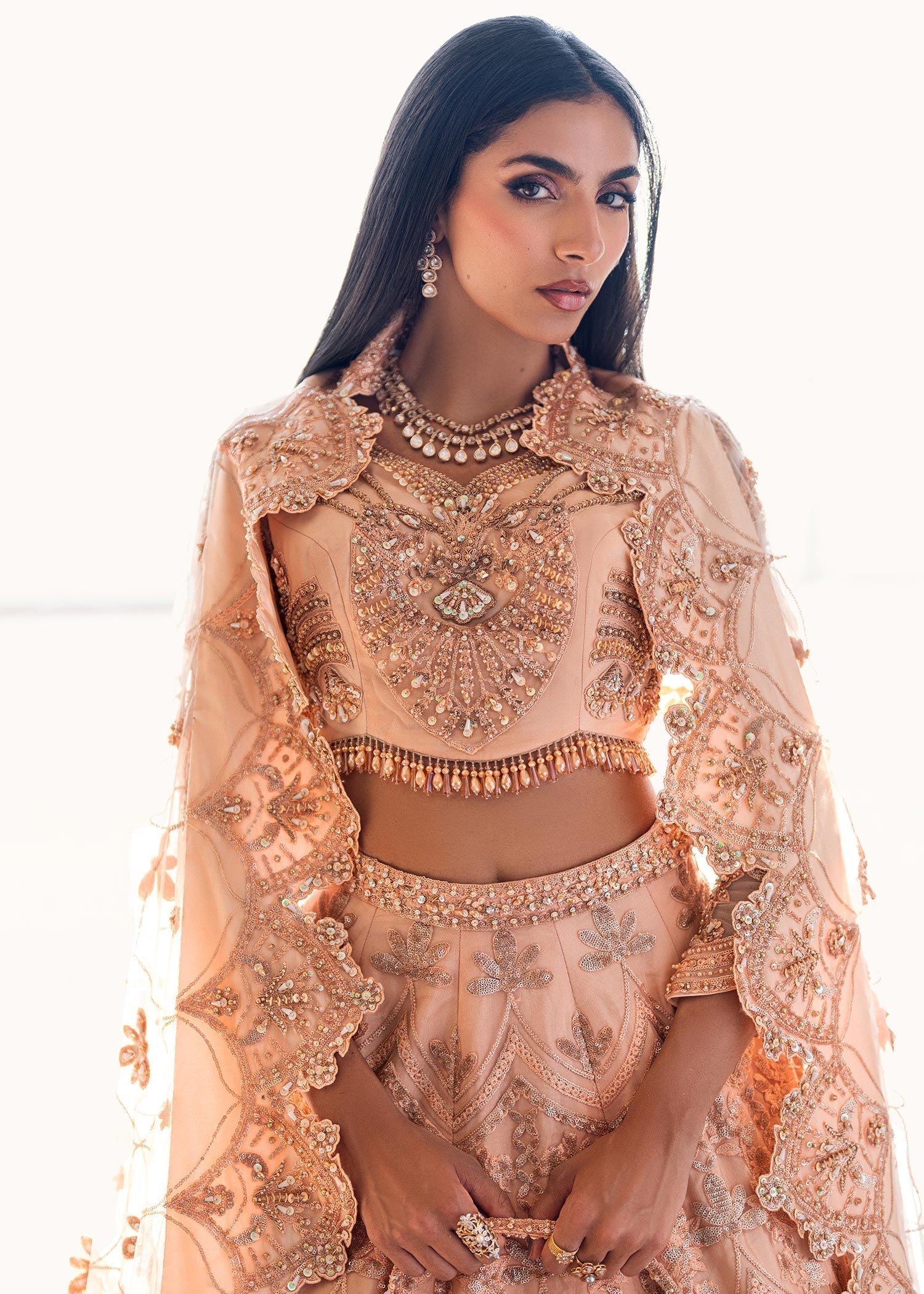 Waqas Shah | Amariage Luxury Formals | Coral Bliss - House Of Anaya