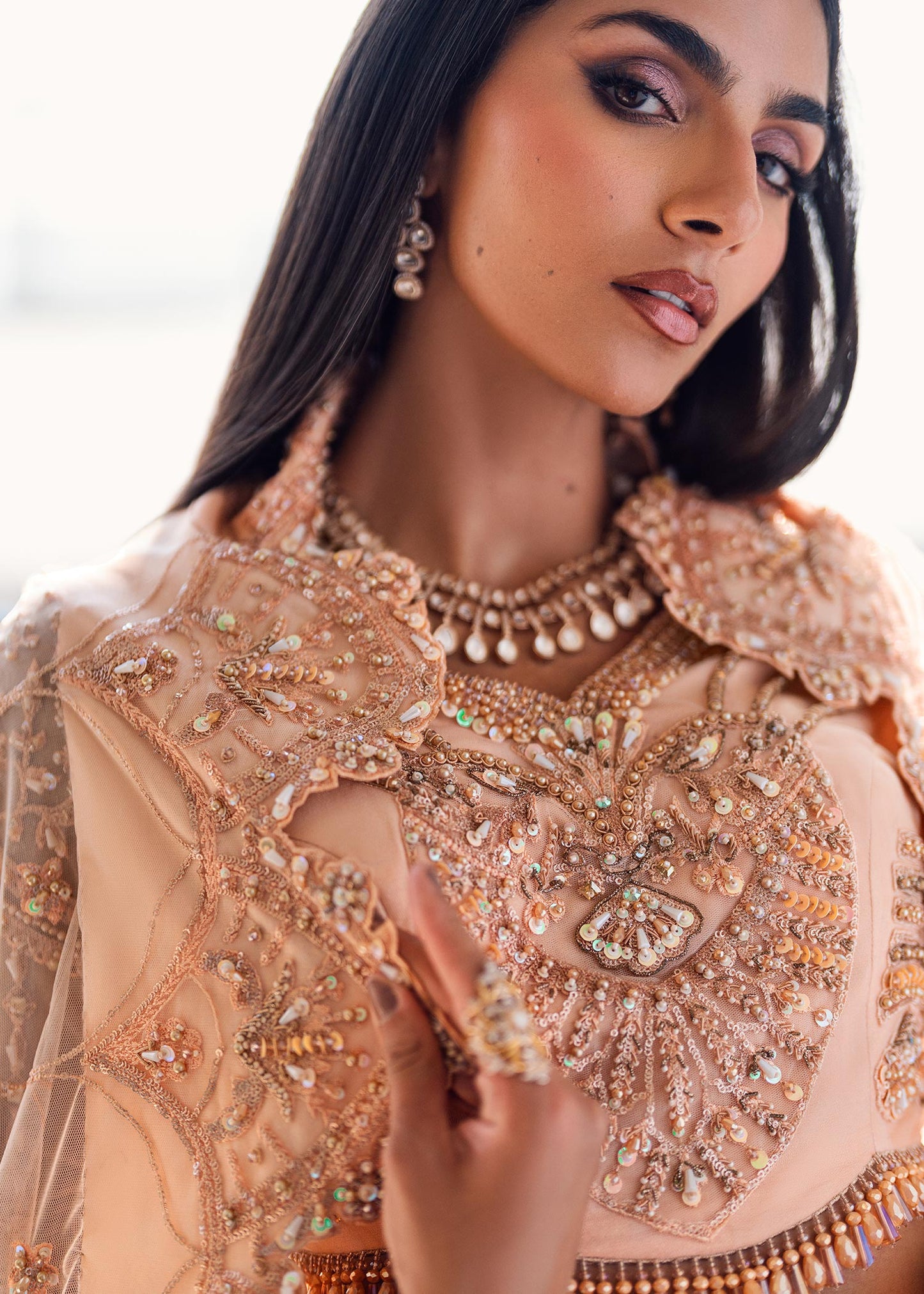 Waqas Shah | Amariage Luxury Formals | Coral Bliss - House Of Anaya