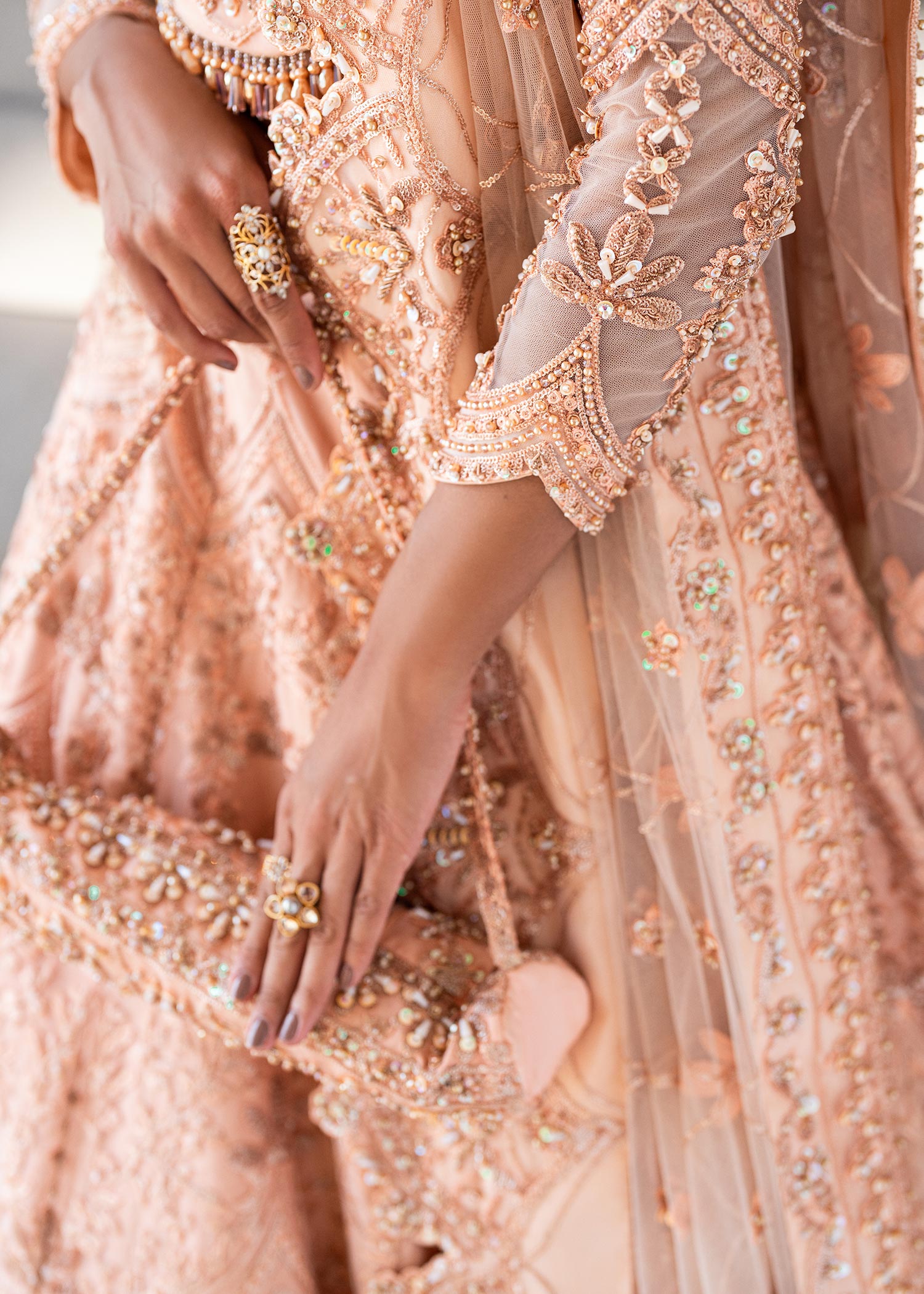 Waqas Shah | Amariage Luxury Formals | Coral Bliss - House Of Anaya