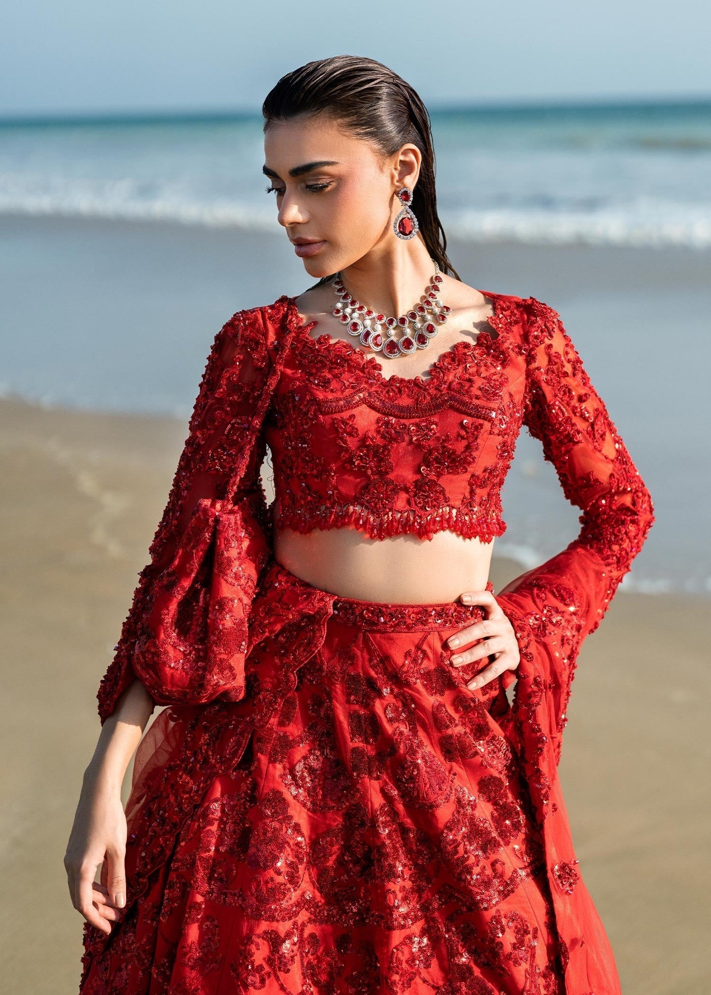 Waqas Shah | Amariage Luxury Formals | Ruby - House Of Anaya