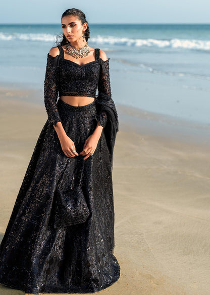 Waqas Shah | Amariage Luxury Formals | Black Musk - House Of Anaya