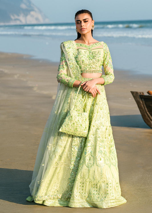 Waqas Shah | Amariage Luxury Formals | Mint Bloom - House Of Anaya