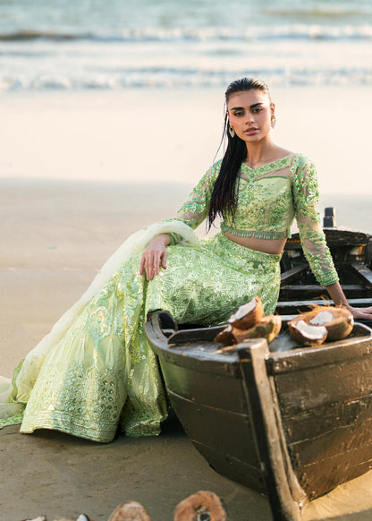 Waqas Shah | Amariage Luxury Formals | Mint Bloom - House Of Anaya