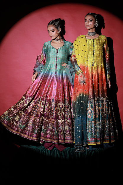 Wardha Saleem | Meeram Festive Formals | Satrangi - House Of Anaya
