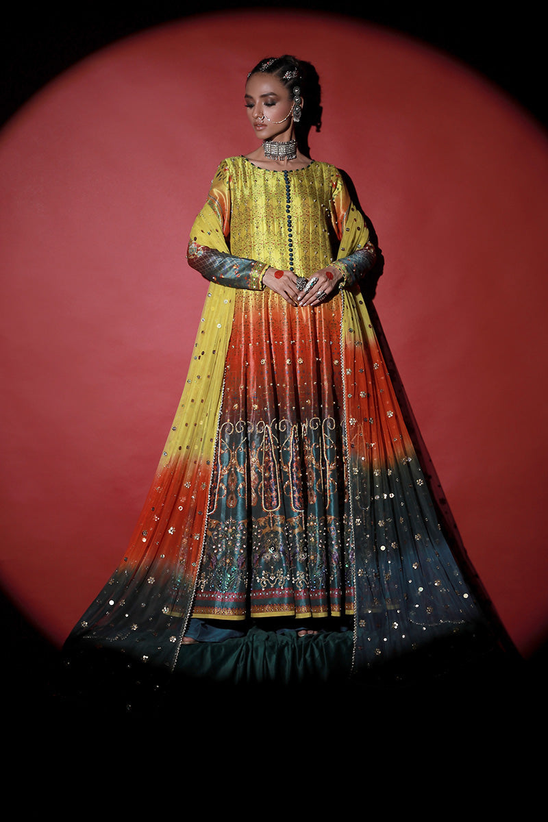 Wardha Saleem | Meeram Festive Formals | Satrangi - House Of Anaya