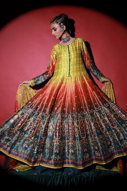 Wardha Saleem | Meeram Festive Formals | Satrangi - House Of Anaya