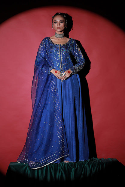 Wardha Saleem | Meeram Festive Formals | Neel - House Of Anaya