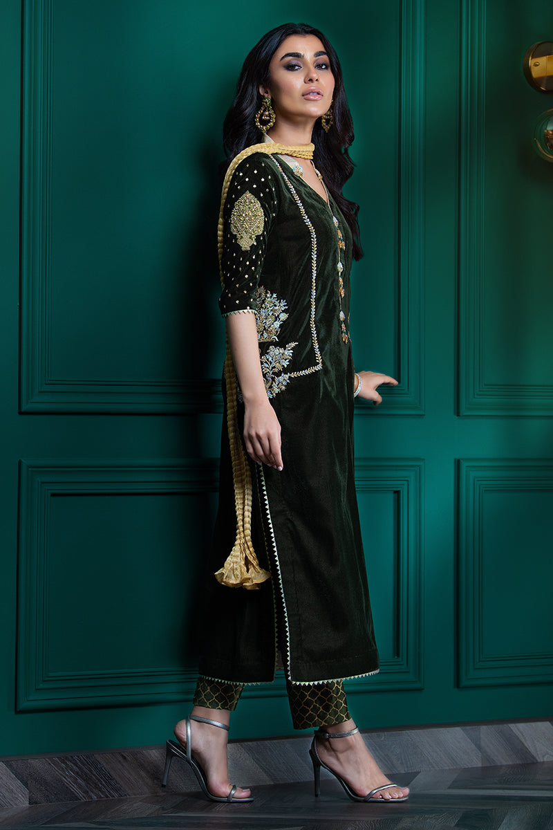 Wardha Saleem | Velvets Winter Fall 24 |  Guldaan - House Of Anaya
