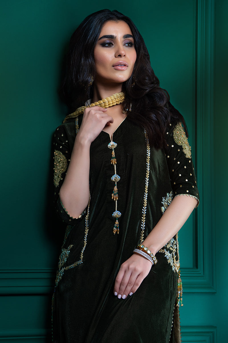 Wardha Saleem | Velvets Winter Fall 24 |  Guldaan - House Of Anaya