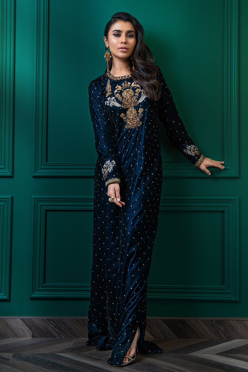 Wardha Saleem | Velvets Winter Fall 24 |  Shikar Gah 2 - House Of Anaya