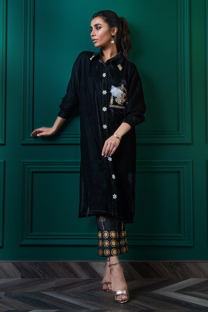 Wardha Saleem | Velvets Winter Fall 24 |  Hans Raj - House Of Anaya