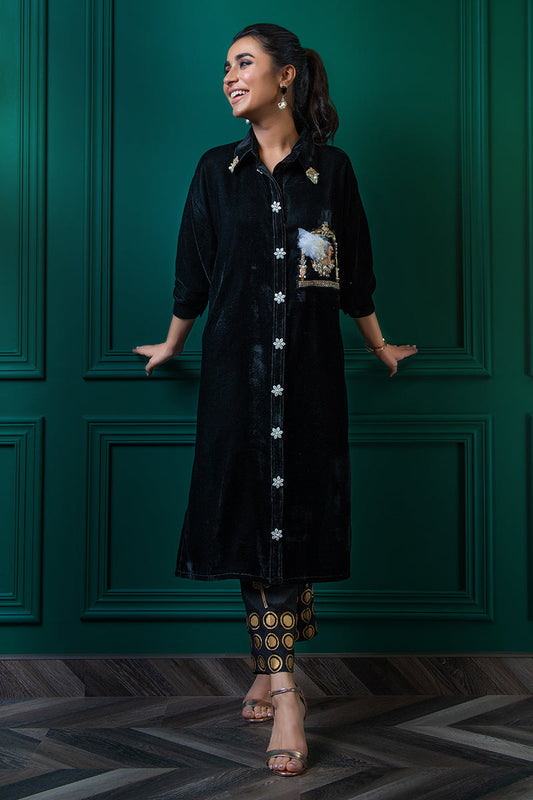 Wardha Saleem | Velvets Winter Fall 24 |  Hans Raj - House Of Anaya