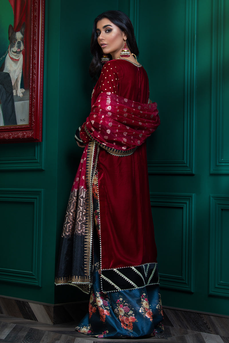 Wardha Saleem | Velvets Winter Fall 24 |  Lal Bagh 2 - House Of Anaya