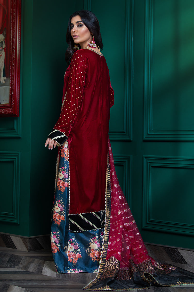 Wardha Saleem | Velvets Winter Fall 24 |  Lal Bagh 2 - House Of Anaya
