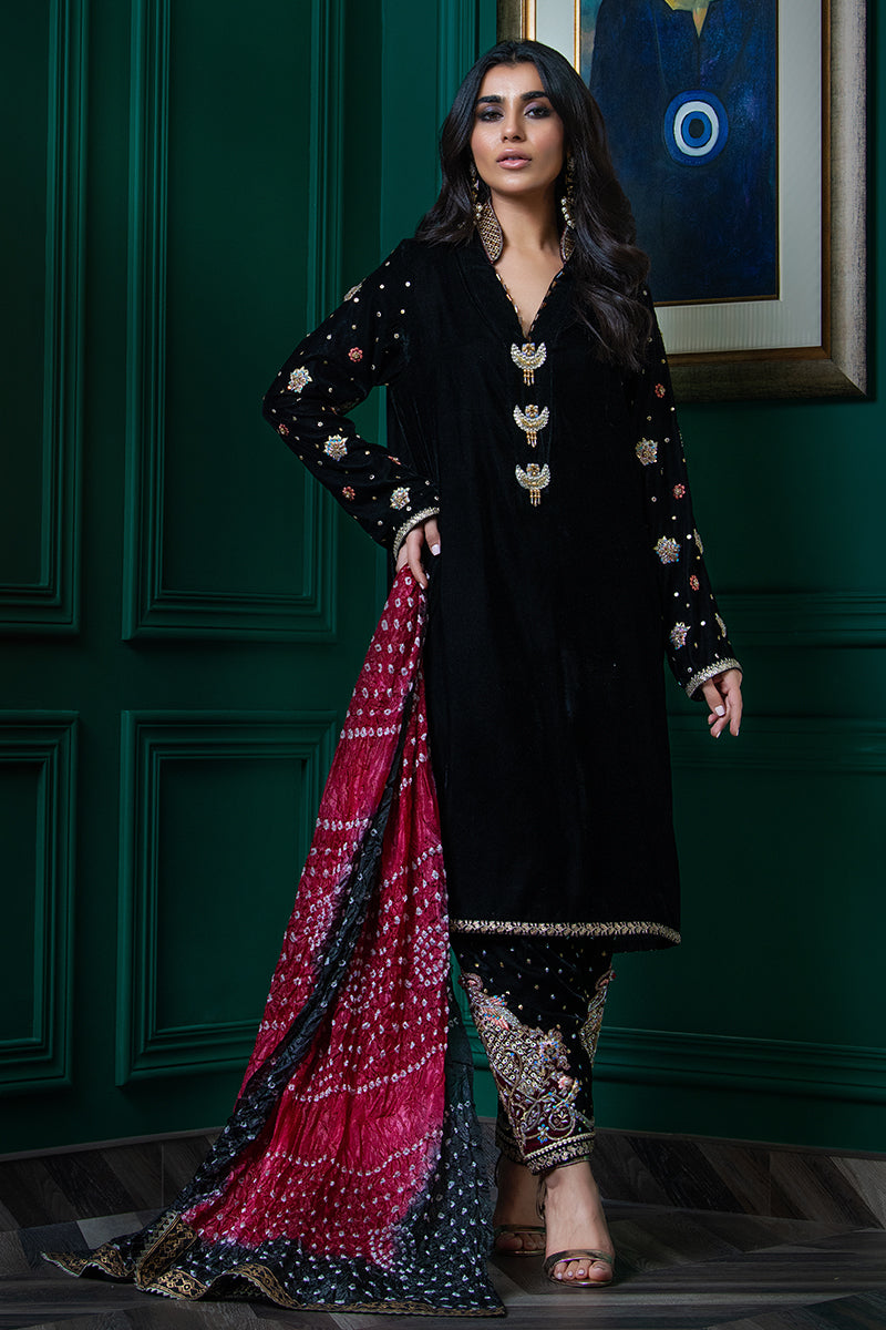 Wardha Saleem | Velvets Winter Fall 24 |   Parvaz - House Of Anaya